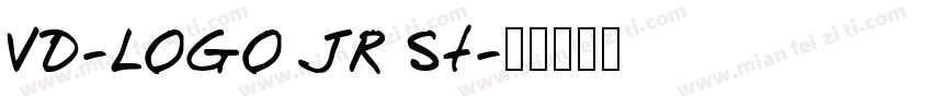 VD-LOGO JR St字体转换